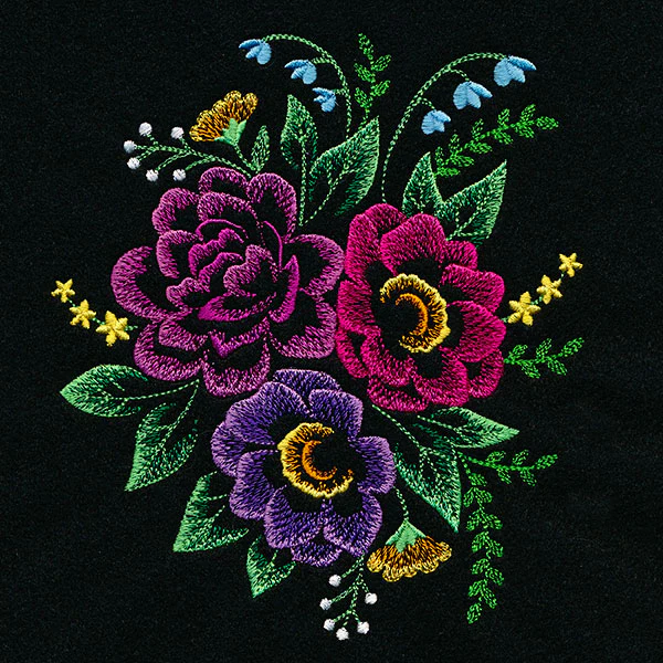 Blooming At Midnight Flower Bouquet - Image 3