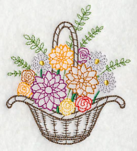 Blooming August Basket (Vintage) - Image 4