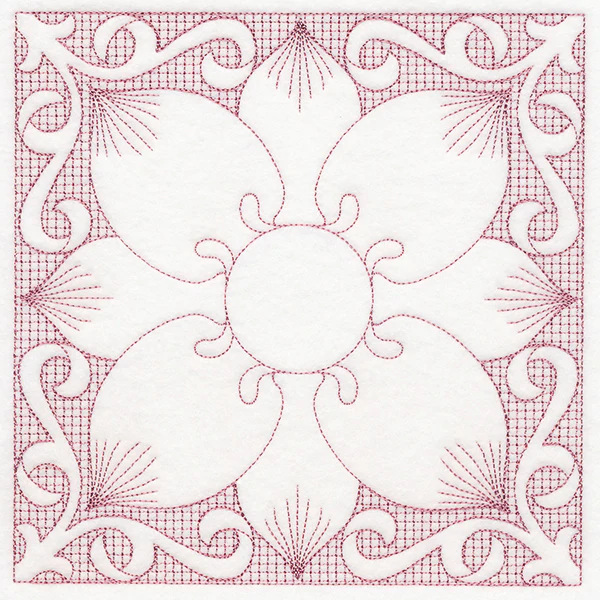 Blooming Beauty Clematis (Trapunto) - Image 2