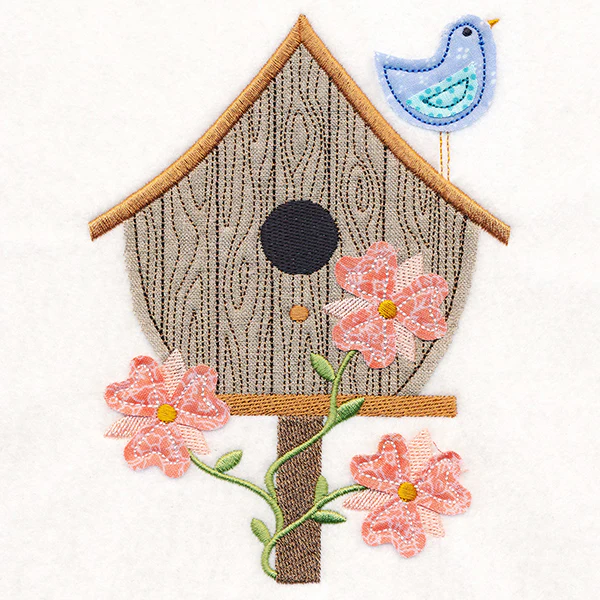 Blooming Birdhouse (Crafty Cut Applique) - Image 3