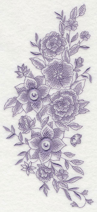 Blooming Bright Flower Spray (Toile) - Image 2