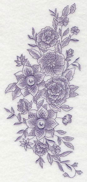 Blooming Bright Flower Spray (Toile) - Image 3