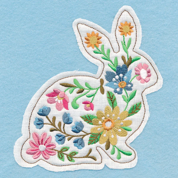 Blooming Bunny (Crafty Cut Applique) - Image 2