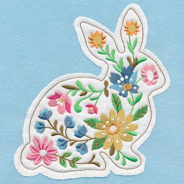 Blooming Bunny (Crafty Cut Applique) - Image 5
