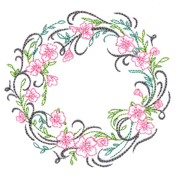 Blooming Calligraphic Wreath - Image 7