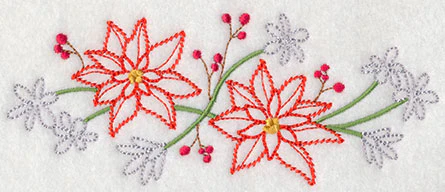 Blooming December Border (Vintage) - Image 4