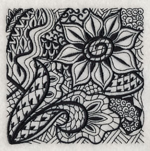 Blooming Elegance (Blackwork) - Image 5