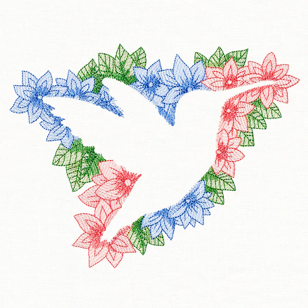 Blooming Hummingbird Silhouette - Image 2