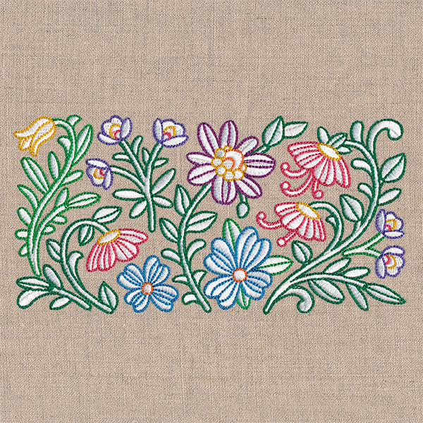 Blooming in Spring Flowers Border - Image 5