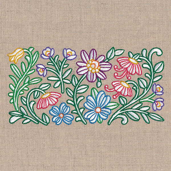 Blooming in Spring Flowers Border - Image 7