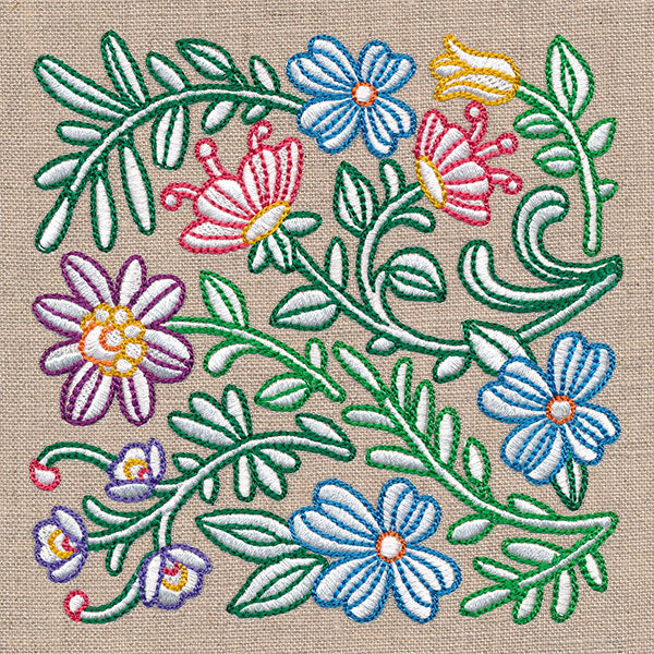 Blooming in Spring Flowers Square - Image 4