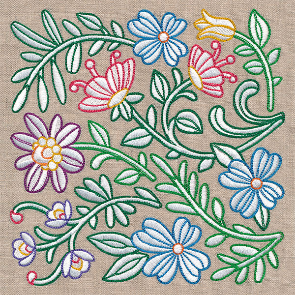 Blooming in Spring Flowers Square - Image 5