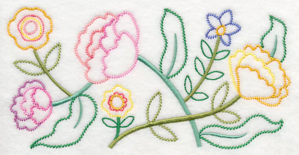Blooming into Spring Border (Vintage)