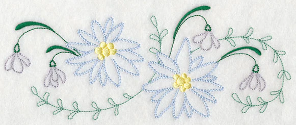 Blooming January Border (Vintage) - Image 3