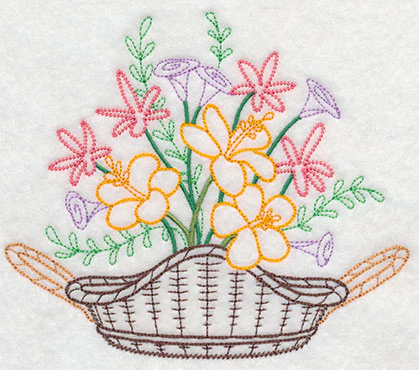 Blooming July Basket (Vintage) - Image 3