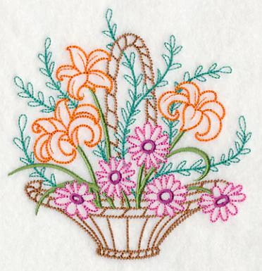 Blooming June Basket (Vintage) - Image 3