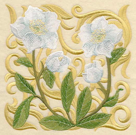 Blooming Lenten Rose Square - Image 2