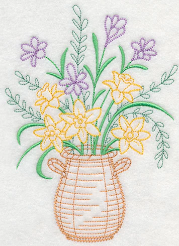 Blooming March Basket (Vintage) - Image 3