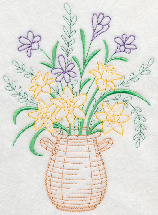 Blooming March Basket (Vintage) - Image 5