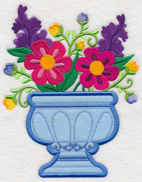 Blooming with Beauty Urn (Applique) - Image 4