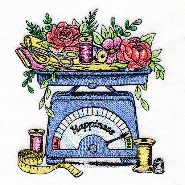 Blooms and Sewing Notions Happiness Scale - Image 5