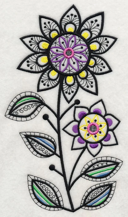 Blossom Dance (Blackwork) - Image 2