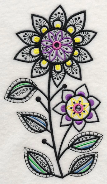 Blossom Dance (Blackwork) - Image 3