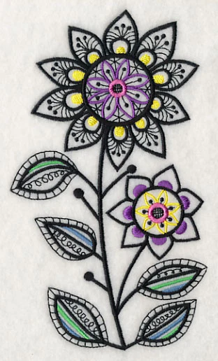 Blossom Dance (Blackwork) - Image 4