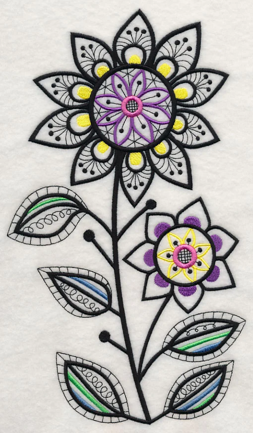 Blossom Dance (Blackwork) - Image 5