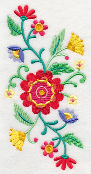 Blossoming Bohemian Flowers Spray - Image 3
