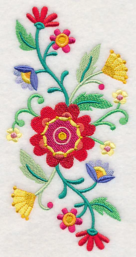 Blossoming Bohemian Flowers Spray - Image 4