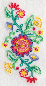 Blossoming Bohemian Flowers Spray (Vintage) - Image 5