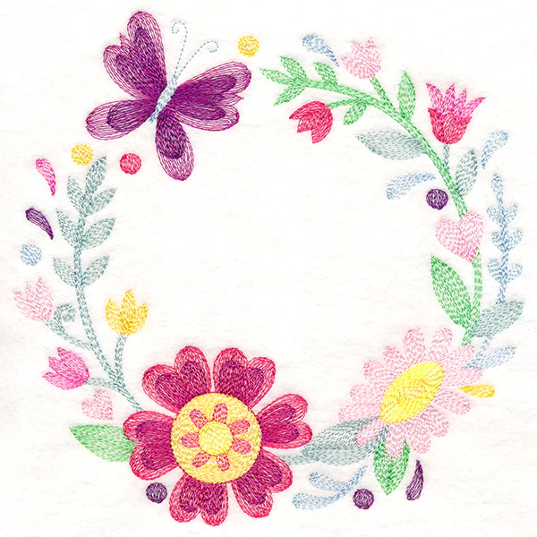Blossoming Butterfly Wreath - Image 6