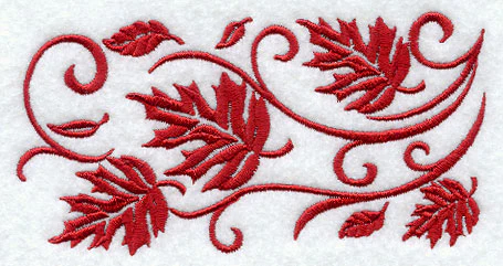 Blowing Leaf Border - Image 2