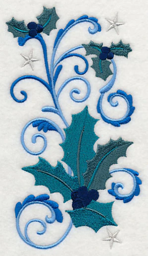 Blue Christmas Holly - Image 4