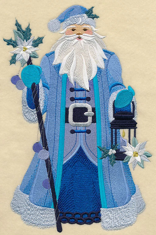 Blue Christmas Santa Claus - Image 5