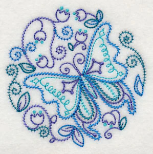 Blue Harmony Butterfly 1 (Vintage) - Image 5