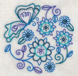Blue Harmony Butterfly 3 (Vintage) - Image 5