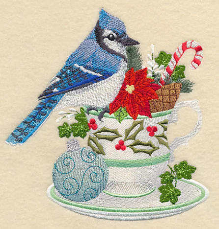 Blue Jay and Christmas Tea - Image 2