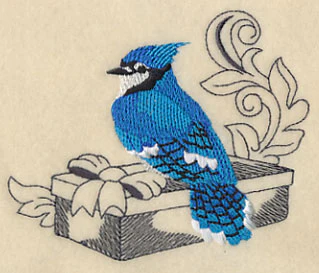 Blue Jay and Gift - Image 3