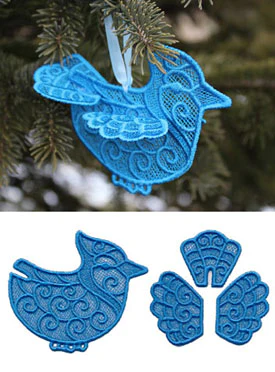 Blue Jay in 3D (Lace) - Image 2