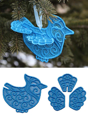 Blue Jay in 3D (Lace) - Image 3