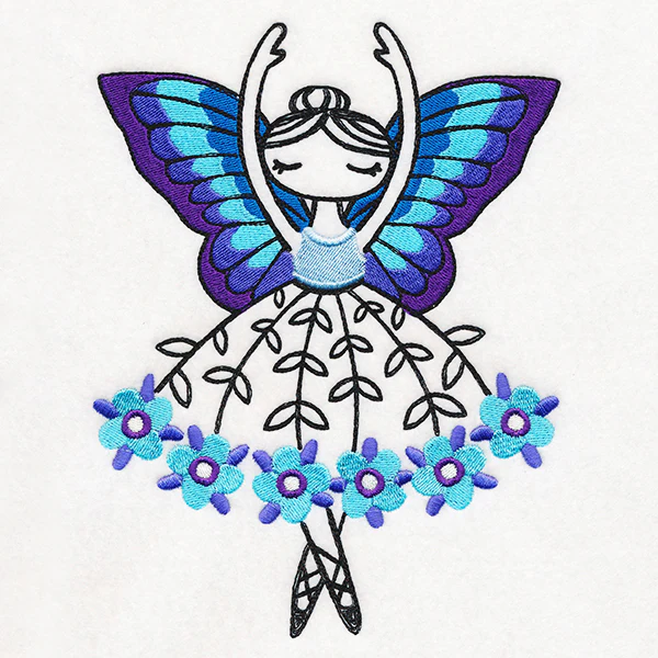 Blue Morpho Butterfly Ballerina - Image 4