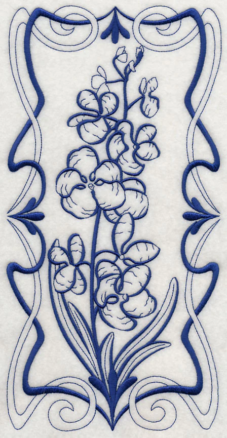Blue Vanda Orchid (Bluework) - Image 5