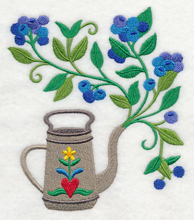 Blueberries and Watering Can - Image 3