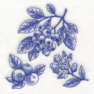 Blueberry Botanical (Toile) - Image 5