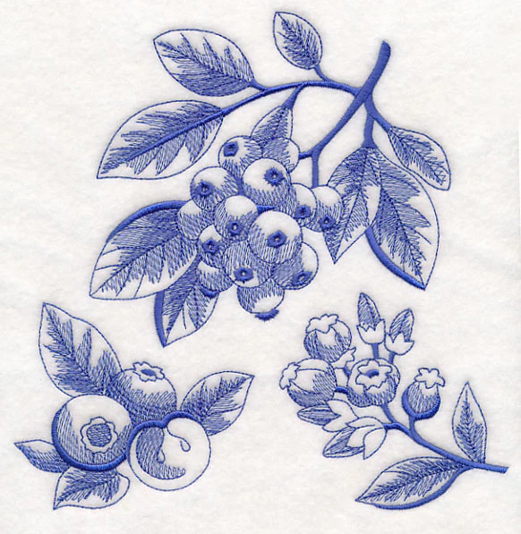 Blueberry Botanical (Toile) - Image 6