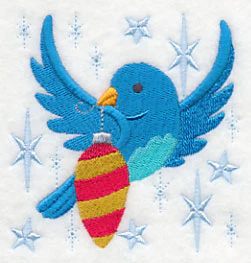 Bluebird Holly-Dazzle - Ornament 1 - Image 2