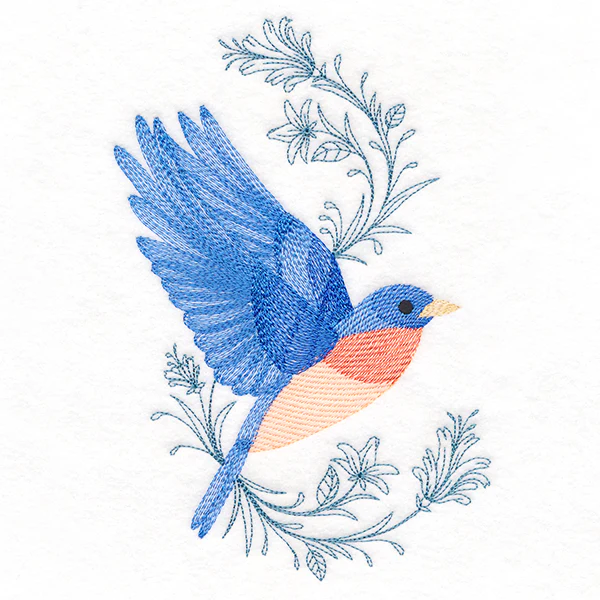 Bluebird in Flight - Image 3