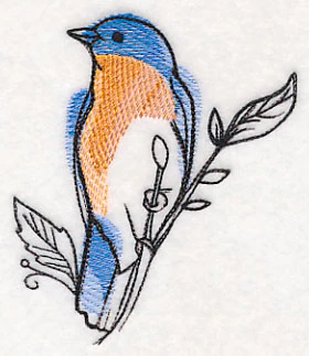 Bluebird in Watercolor - Image 4